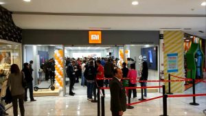 Haciendo cola en la tienda de Xiaomi